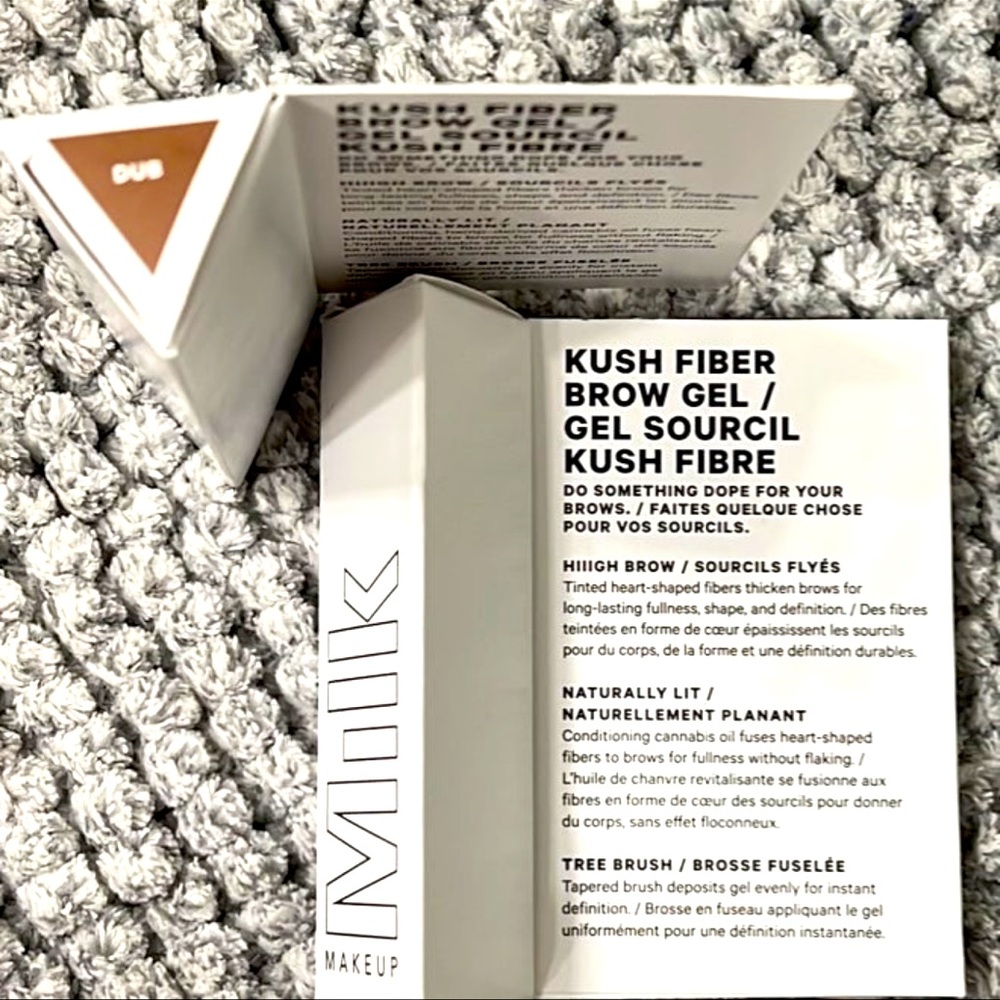 NEW MILK Makeup KUSH Fiber Brow Gel in Dub
